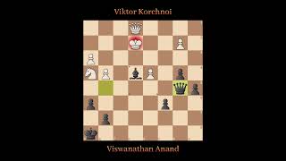 Viktor Korchnoi vs Viswanathan Anand  Tilburg Netherlands 1991 [upl. by Devad]