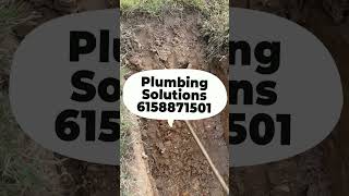 Check out this waterline install waterline nashvilletn plumbingvideos [upl. by Reneta]