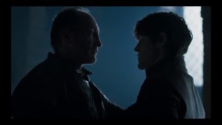 Ramsey Kills Roose Bolton  Game of Thrones S06E02 [upl. by Enomis]