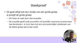 Wiskunde voor VMBO  Informatie verzamelen via telling of steekproef [upl. by Kitty774]