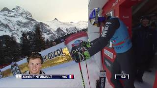 Alexis Pinturault 1st place World Cup GS Adelboden 07012017 [upl. by Dewain]