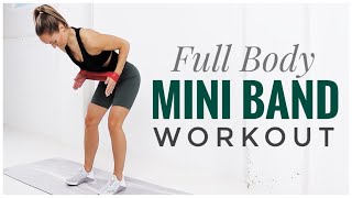 Full Body Mini RESISTANCE BAND Workout [upl. by Acissaj]