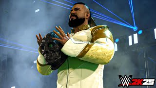 WWE 2K25 Andrade El Idolo Vs Wes Lee Gameplay Notion [upl. by Akirej211]