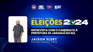 Eleições 2024 Jaraguá do Sul  Jaison Elert [upl. by Ahselaf597]