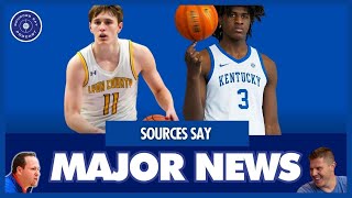 MAJOR Kentucky basketball recruiting news Champions Classic Preview  Sources Say [upl. by Llireva]