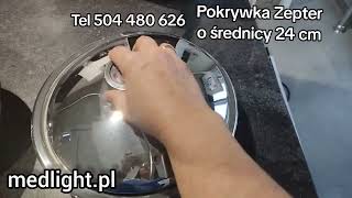 Pokrywka Zepter o średnicy 24 cm [upl. by Ahsikar]