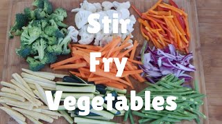 Stir Fry Vegetables  Creative Cooks [upl. by Inaj]