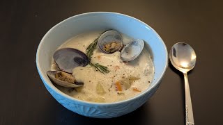 Homemade Creamy Clam Chowder [upl. by Spiegel]