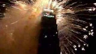 2008 taipei 101 tower fireworks [upl. by Eannyl]