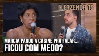 MÁRCIA FU PEDE A PALAVRA PARA LUCAS PARA FALAR SOBRE SITUAÇÃO DE TRAIÇÃO  A Fazenda 15 [upl. by Mckee]