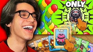 Only ONE Tower to DESTROY Bloons TD 6 [upl. by Jaime]