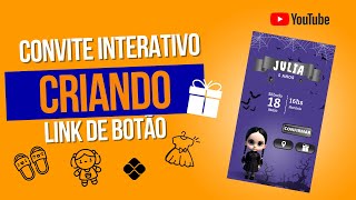 Convite Interativo  Crie Link de Botão para presentes [upl. by Nylkaj]