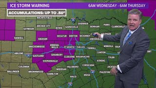 Forecast update when its expected to get above freezing in Dallas [upl. by Gierk839]