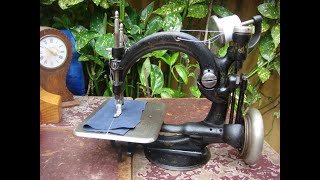 Old Vintage Antique Sewing Machine Wilcox Willcox amp Gibbs For Restoration Video [upl. by Omer]