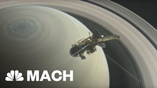 Cassini Will Crash Into Saturn After Its Grand Finale Mission  Mach  NBC News [upl. by Wenn42]