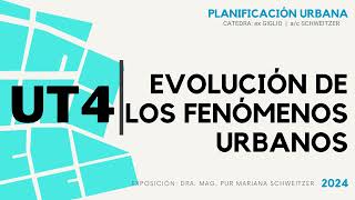 Unidad Temática 4 Evolución de los fenómenos urbanos [upl. by Nyladnohr898]