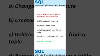 Top 10 SQL Interview Questions and Answers SQL SQLQueries SQLServer MySQL NoSQL SQLSyntax [upl. by Gae]