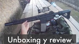 Review y unboxing  Cm16 srxl quotgampgquot  Airsoft España [upl. by Chita]