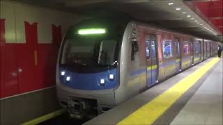 2023 June Kazakhstan Almaty Metro at moskva and Baikonyr station カザフスタン アルマトイ地下鉄 モスクワ、バイコヌール駅 [upl. by Suhploda]