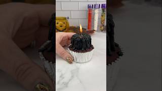 Candle cupcakes 🕯️🧁🖤 cakedbyrach halloween cake cakeart cupcakes cakeart candle shorts [upl. by Pape694]