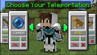 I Used Every Single Glitch To TELEPORT In Survival Minecraft [upl. by Yltsew]