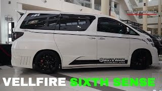 Vellfire Modified with Custom Bodykit by Sixth Sense Automobile Japan  VA Mega TT 2016 [upl. by Buller]