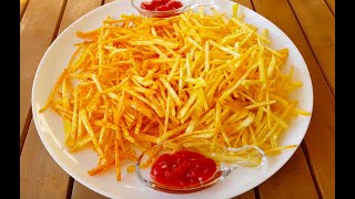 Evde Çıtır Patates Nasıl Yapılır😍 CİPS TARİFİ✔how to make potato chips [upl. by Killarney]