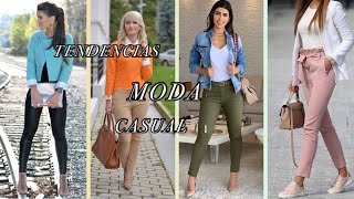 CÓMO VESTIR CASUAL Y FORMAL MODA MUJER MODERNA 2024 [upl. by Nnylecyoj587]