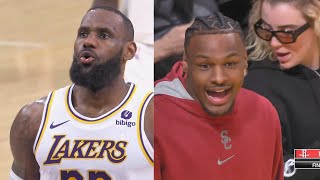 LeBron James SHOCKS Lakers Crowd After Taking Over With Austin Reeves Lakers vs Rockets [upl. by Aniez]