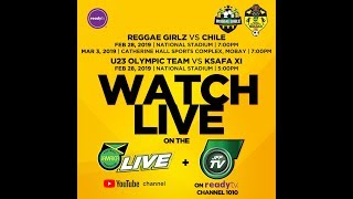 2nd International Friendly  Reggae Girlz VS Chile [upl. by Aymik]