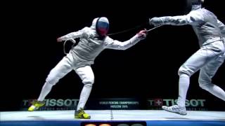 Italia vs Russia 2015 Moscow world Championship mens foil team final [upl. by Otilia]