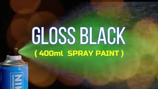 NIKAVI MultiPurpose Spray Paint 400 ML Gloss Black [upl. by Lodnar957]