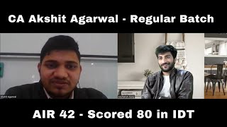 ICAI MCQ Case Studies 410  CA Final IDT  CA Akshansh Garg [upl. by Jonny]