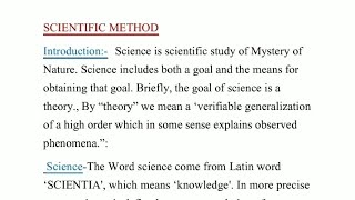 Scientific MethodSociologyMeaningDefinition CharacteristicsStepsLimitationsBA [upl. by Cotterell]