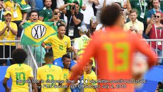 Belgium vs Japan Nacer Chadlis buzzerbeating goal at 2018 World Cup sets up date with Brazil [upl. by Else]