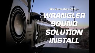 Jeep Wrangler  HighResolution Audio Install [upl. by Amekahs]