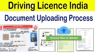 How to upload Documents For Driving Licence Online  DL  LL Document Uploading Complete Procedure [upl. by Josi]