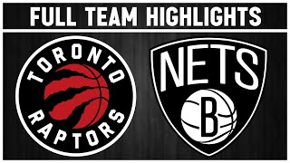 Toronto Raptors vs Brooklyn Nets  February 22 2024 [upl. by Candra14]