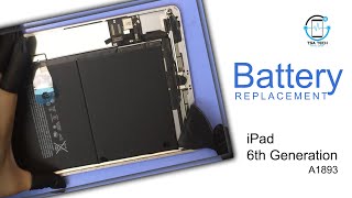 How to replace your iPad 6 A1893 battery step by step  TSA Tech [upl. by Semyaj]