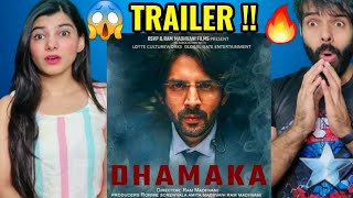 Dhamaka  Official Trailer  Kartik Aaryan  Ram Madhvani  Netflix India  Dhamaka Trailer Reaction [upl. by Loriner]