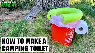 HOW TO MAKE A CAMPING TOILET  CHEAP amp EASY [upl. by Phillane]