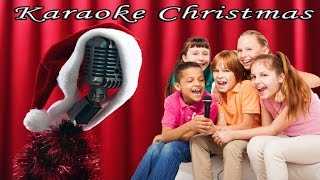 Christmas Songs Karaoke with Lyrics  Singing Christmas for family [upl. by Eymaj]