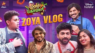 Vlog by Zoya 😊  Cook with Comali 5 [upl. by Anib]