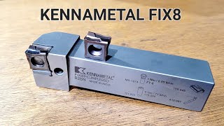 New Turning Tool  KENNAMETAL FIX8  Heavy Duty Turning  CNC LATHE [upl. by Groome430]