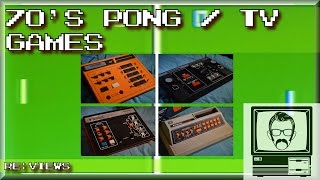 70s Pong  TV Game Machines REViews  Nostalgia Nerd [upl. by Nylleoj]