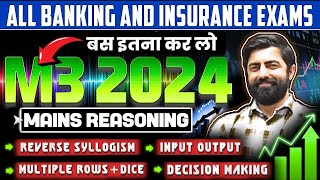 Mains Magic Only High Level Stuff  M3 2024 Session  12  Dhruva Sir  Bank Exams 2024 [upl. by Eyak404]