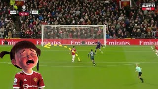 Bruno Fernandes Terrible Goal Miss vs Middlesbrough [upl. by Lamont361]