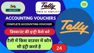 Complete Guide to Accounting Vouchers in TallyERP 9 Types of Voucher in Tally Basic Voucher Entry [upl. by Yleme353]