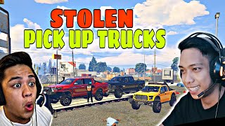 Stealing PICK UP TRUCKS ni VonOrdonaVlogs sa GTA 5 nasa bundok🤦 [upl. by Ahseele76]