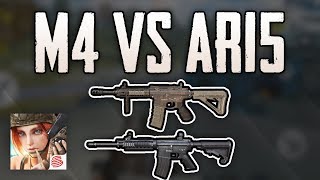 M4 vs AR15  Rules Of Survival InDepth Guide Damage Stats  More [upl. by Perrins]